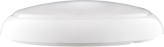 Horizon LED Bulkhead Ceiling & Wall Light, Colour Temperature Switchable 3000K/4000K/6000K, Power Selectable 12W/15W/18W, Round, IP65 Water Resistant, White Trim (Standard) [Energy Class C]