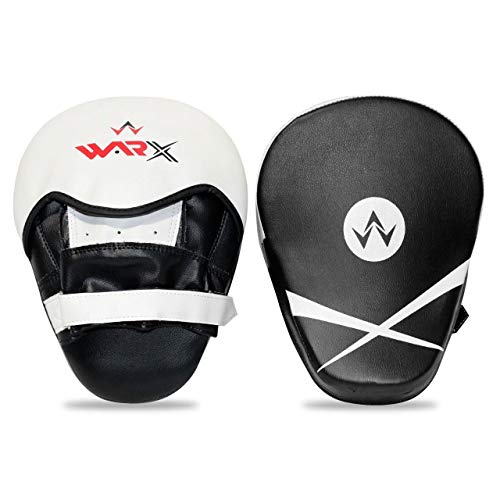 WARX® Curved Boxing Focus Pads Hook & Jabs Gloves Punch Bag Mitts Boxing MMA Kick Training