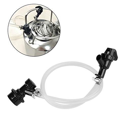 Uadme Party Beer Tap - 50/100cm bierlijn met feestpicknick kraan en balslot ontkoppeling voor biervat (50 cm/18 inch) - Image 4