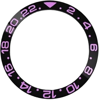 38mm Ceramic Bezel Insert Replacement Watch Ring Component Polished Timepiece Face Inlay 30.6mm for Rolex GMT‑Master II