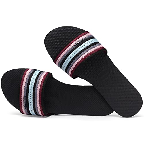 Havaianas Sandália feminina You Malta Mix, Preto, 11-12