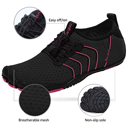 Image of Racqua Water Shoes Quick Dry Barefoot Beach Aqua Sport Swim Surf Pool Hiking Diving Walking for Men Women