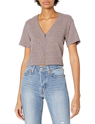 RVCA Women Rise And Shine Paid Top Brown Large