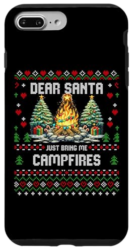 Bring Me Campfire �N���X�}�X �L�����v �L�����p�[ �A�O���[�N���X�}�X�Z�[�^�[ �X�}�z�P�[�X iPhone 7 Plus/8 Plus �p