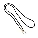 Fashion Beaded Eyeglass chain Natural Stone glasses retainer Reading glass Lanyard (Black)