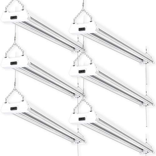 Sunco Lighting 6 Pack LED Utility Shop Light, 4 FT, Linkable Integrated Fixture