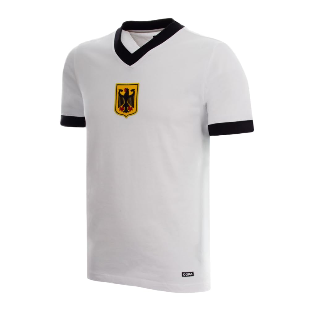 COPA - Deutschland Trikot 1970 - Germany - Retro Fußballtrikot - Herren - Weiß
