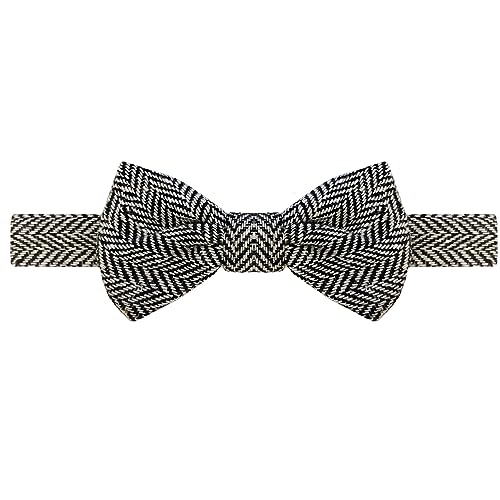juDanzy Gray Tweed Baby Boy Toddler and Child Bow Tie