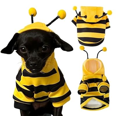 Disfraz de abejorro con Capucha para Perro, Ropa de Gato, Divertido Abrigo con Capucha para Mascotas, Perros pequeños y medianos, Cachorros, Chihuahua, Yorkie, Fiesta de Halloween, Cosplay, Negro y | Ya disponible en tu tienda friki favorita! En mundofriki.es! Disfraz de abejorro con Capucha para Perro, Ropa de Gato, Divertido Abrigo con Capucha para Mascotas, Perros pequeños y medianos, Cachorros, Chihuahua, Yorkie, Fiesta de Halloween, Cosplay, Negro y | Ya disponible en tu tienda friki favorita! En mundofriki.es!