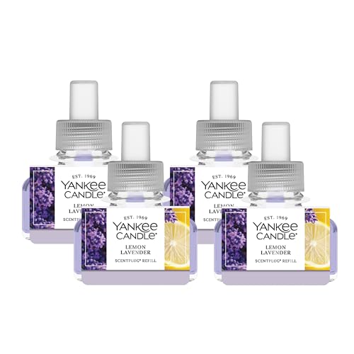 Yankee Candle ScentPlug Refill, Lemon Lavender 0.625 Fl Oz (Pack of 4)