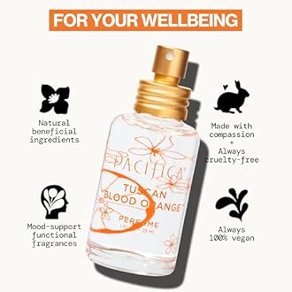 Pacifica Beauty Spray Perfume, Tuscan Blood Orange, 1 Fluid Ounce