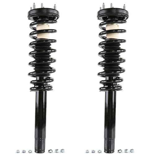 Image of Detroit Axle - 6pc Struts Sway Bars for Acura 2004 2005 2006 TL, 4 Front and Rear Struts Coil Spring Assembly 2 Front Sway Bars Replacement Suspension Kit