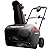 PowerSmart 21 Inch Electric Snow Blower - 120V 15 Amp, 2100 RPM, LED Light for Yard, Road