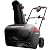 PowerSmart 21 Inch Electric Snow Blower - 120V 15 Amp, 2100 RPM, LED Light for Yard, Road & Dupont Teflon Snow and Ice Repellant, Aerosol 10 oz