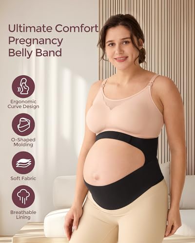 image for Momcozy Pregnancy Belly Band, CozySupport Ergonest Maternity Belly Ban