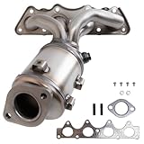 Gjhch Catalytic Converter Compatible with 2012-2017 Accent, 2012-2017 Veloster, 2012-2016 Rio, 2012-2014 Soul 1.6L L4, 16680, 641502, 674-891, 285102BEF1, 285002BSNA, Manifold Catalytic Converter