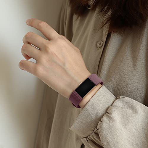 Image of Tobfit Watch Strap Compatible for Fitbit Charge 2 (Watch Not Included), Removable Soft Belts for Charge 2 Wristband, Smartwatch Band for Men & Women