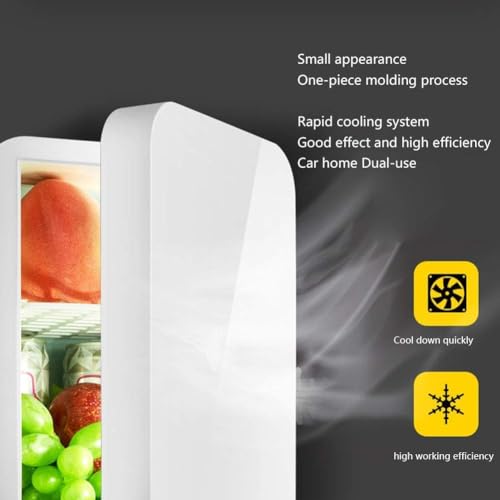 Mini frigo portable affichage digital pour conserver cosmétiques et repas - 8