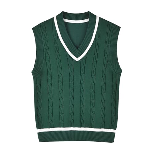 LittleSpring Girls Boys Uniform Sweater Vest V-Neck Sleeveless Knit Pullover 2-8 Years