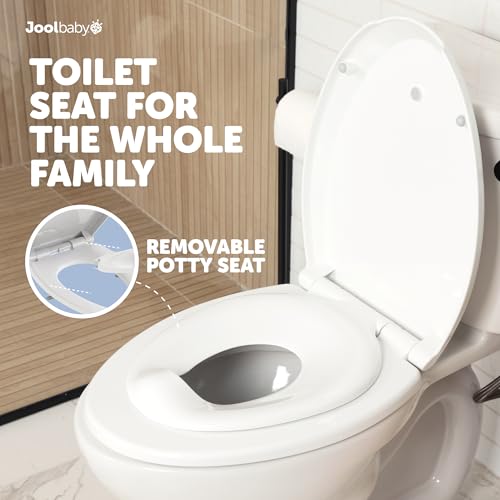 Jool Baby Products FNS Quick Flip Round Toilet Seat With Built-In Potty & Splash Guard thumb #5