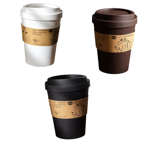 Caneca de basura creativa forma taza 23.5x33.5 cm miniatura 6