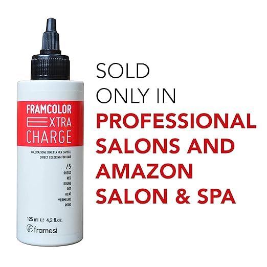 Framesi Framcolor Extra Charge Red, 4.2 fl oz, Color Refreshing Hair Treatment