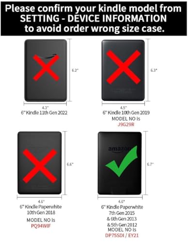Image of Matte Screen Guard Compatible With 6 Inch Tablet Kindle Paperwhite 7th Gen 2015 / 6th Gen 2013 / 5th Gen 2012 Tab (6 inch InchTab) Anti Glare Matte Not a Tempered Glass Screen Protector
