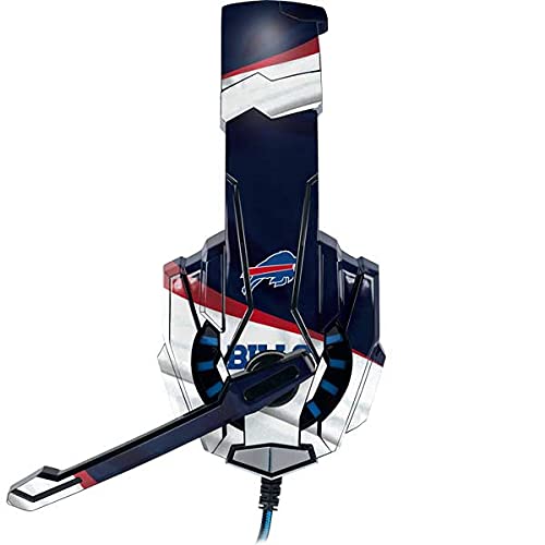 Skinit Decal Skin Compatible with BENGOO G9000 Gaming Headset - Officially Licensed NFL Buffalo Bills Design