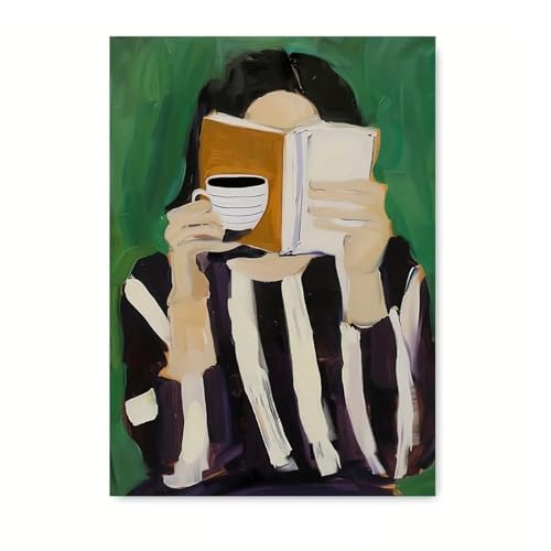Impression sur toile moderne pour salon affiche esthétique rayures vertes - 3