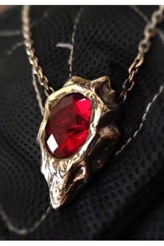 Dante Devil May Cry Necklace Anime Men Red Jewelry Pendant Necklace DMC Game Fans Collection Props4