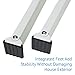 Ivation Air Conditioner Support Bracket, No Tools or Drilling Required - Easy to Install Window AC Mount - Heavy Duty Steel, Holds Up to 200lbs - Fits Single Or Double Hung Windows 19.25H by 17.25L