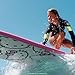 Hello Kitty 8ft Surfboard by Wavestorm | Graphic top Deck with high Density Slick Bottom | for Kids and Adults | Foam Construction with Accessories | Includes Basic Leash