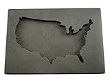 Custom USA Gold Bar 20oz High Density Graphite Mold Silver 15oz Copper U.S.A.