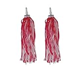 Fenix Cycles Bicycle Handlebar Streamers Tassels (Red/White)
