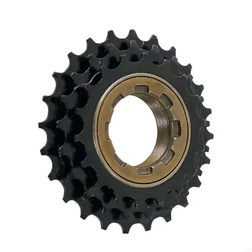 KUADYEGC Ruota Libera Cassette pignoni e Ruote libere per b Cassetta a 3 velocità con Ruota Libera a Vite, Cassette per Bici, Ruote libere, pignoni M68D