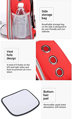 Mochila pet cápsula espacial, mochila dupla portátil impermeável, usada em gato teddy cão acampament
