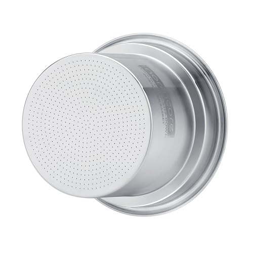 Image of Normcore 54mm to 45.5mm Step-Down Portafilter Basket Kit, CNC-machined From a Solid Block of 304 Stainless Steel, 0.28mm Holes, Includes Dosing Funnel, 45.5mm Puck Screen, 200 Papers Filter