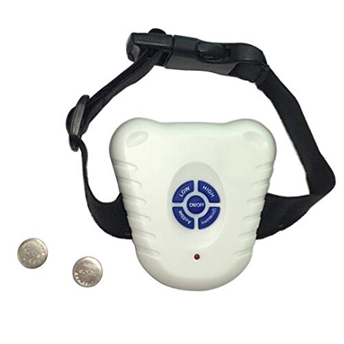 Xligo Smart Ultrasonic Dog Repeller Adjustable Stop Barking Training Collar Device for Joggers