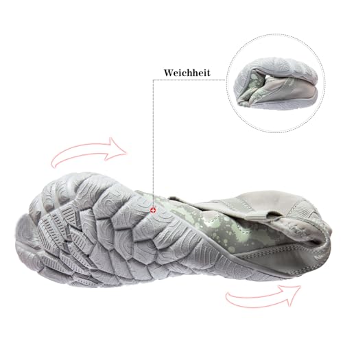 Image of Men's Hike Barefoot Quick-Dry Sports Shoes Wide Toe Aqua for Swim Diving Surfing Kayaking Pool Beach Walking