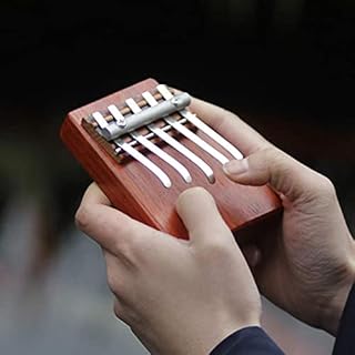 BIENKA 1 Pc en Bois Doigt Pouce Piano Portable 5 Tons Mini Kalimba Pouce Piano Portable Instrument De Musique Piano - Les Beatles, Paul McCartney, John Lennon, RIngo Starr, George Harrison BIENKA 1 Pc en Bois Doigt Pouce Piano Portable 5 Tons Mini Kalimba Pouce Piano Portable Instrument De Musique Piano – Image 5