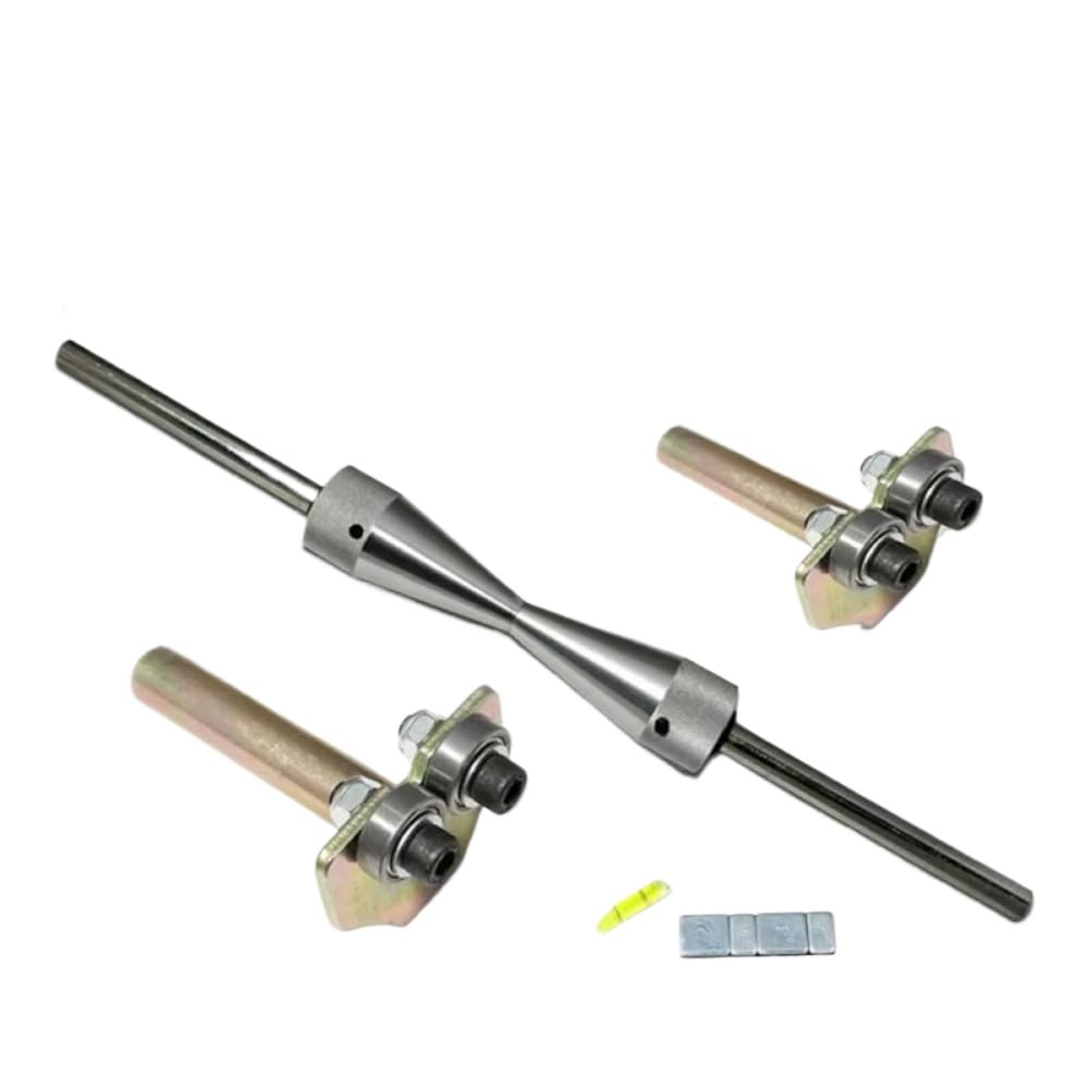 Kit de equilibrador de Ruedas Compatible con Llantas de Motocicleta y Bicicleta para alineación de neumáticos y Ruedas