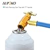 Aupoko AC R134A Recharge Hose with 70 mm Gauge, Auto AC Recharge Kit, 1/2’’ Acme Female Can Tap, 1/4’’ SAE Female Hose for R12 R22 Port, A/C Air Conditioning Refrigerant System #3