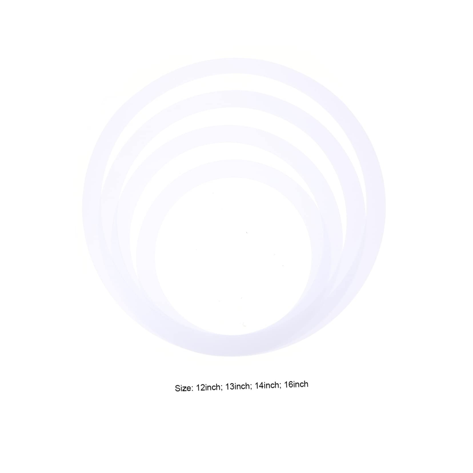 NULYLU 4pcs Drum Kit Mute Practical Drum Kit Drum Kit Accessory Snare Drum Ring Muffler Drum Dampening Ring Snare Drum Dampener Ring