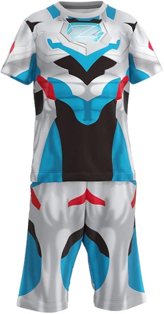 Amazon ウルトラ ゼット 服 変身スーツ キッズ Tシャツ なりきり 上下セット 半袖 子供服 夏服 男の子 短パンド キッズコスチューム おもちゃ