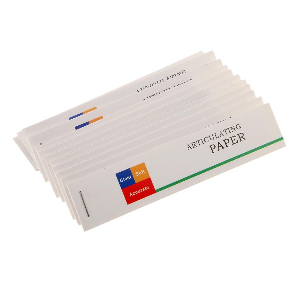 Papel articulado dental tiras gruesas finas 12 libros/caja