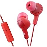JVC HAFR6R Gumy Plus Headphones (Red)