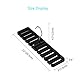 ZOOMSKY 2er Gürtelhalter Scarfs Belt Rack Organizer Kunststoff Krawattenhalter platzsparende Kleiderschrank Aufbewahrung für 20 Gürtel/Schals/Krawatte