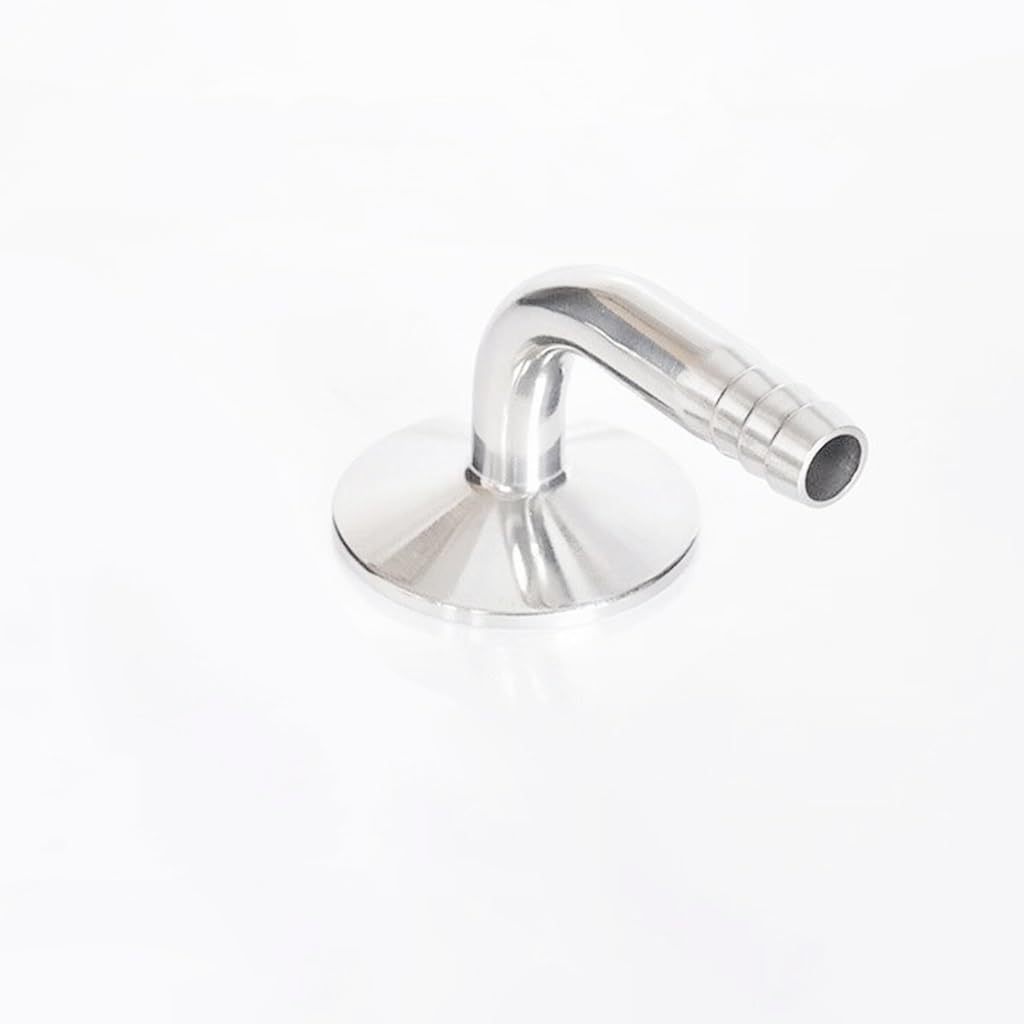 Zdud One Color Quick Connect Hose Fittings,304 Stainless Steel 90° Elbow Fitting - Sanitary Barb Connector For Home Plumbing(19Mmx Ferrule 50.5)
