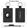 Card Holder for Tesla Keycard with AirTag, Soft Silicone Key Card Protective Case Cover for Tesla Model 3 Y S X, Key Holder with Keychain Key Rings - 1 Pack #5