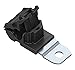 Hellermann Tyton North America 151-01417 Ratchet P Clamp, 0.24"-0.54" Bundle Dia, 180? Short Length, 0.405" Hole Dia, PA66HIRHSUV, Black, 1.37" Width, 4.57" Length (Pack of 300)